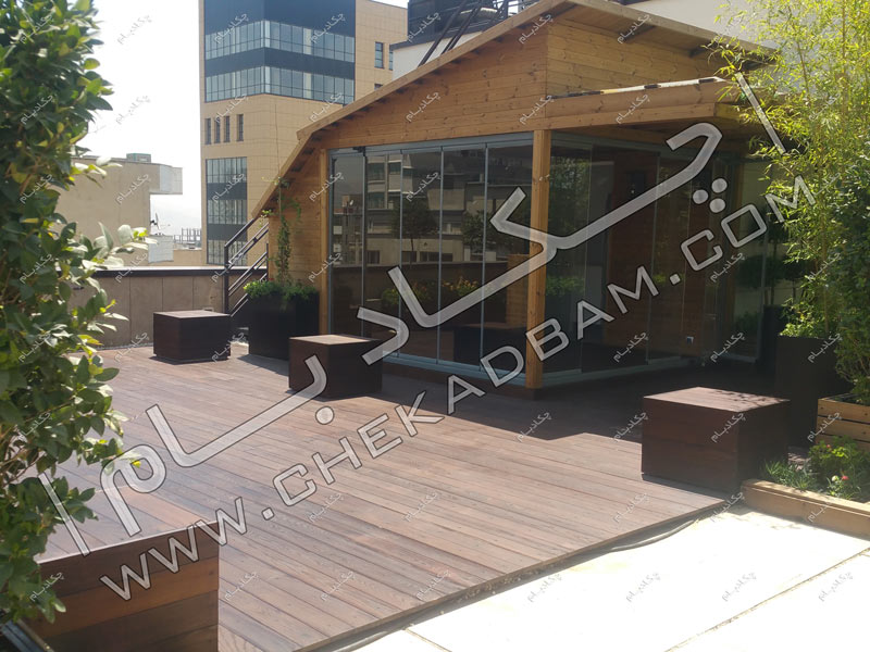 پروژه روف گاردن شرکت پوبر