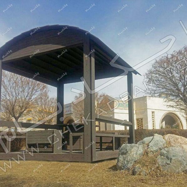پروژه آلاچیق بیمارستان امام حسین زنجان 1395