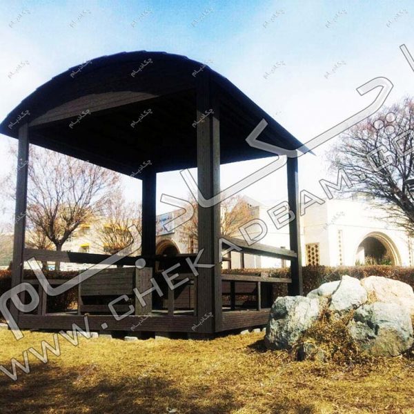 پروژه آلاچیق بیمارستان امام حسین زنجان 1395