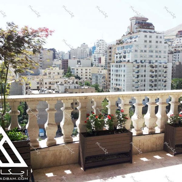 پروژه تراس سبز آقای زرین قلم ۱۳۹۵