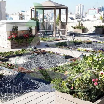 آلاچیق روی پشت بام-پروژه آلاچیق آقای چیتگر ۱۳۹۴