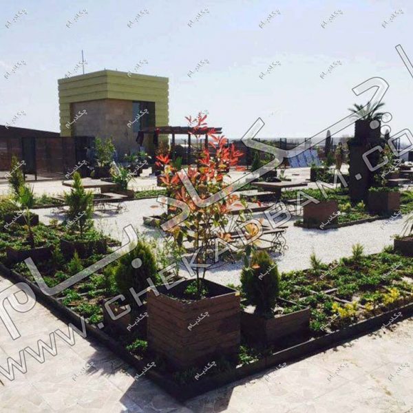 تصاویر روف گاردن ،پروژه بام سبز اکسین دریاسر ۱۳۹۶