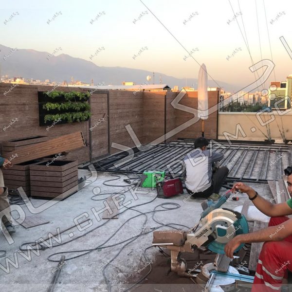 پروژه بام سبز شرکت دارویی آدورا طب سال ۱۳۹۶