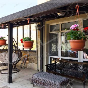 پروژه تراس سبز آقای طباطبایی 1396