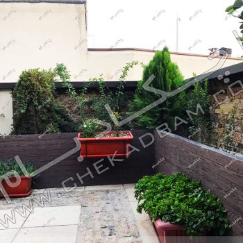 پروژه تراس سبز آقای طباطبایی 1396