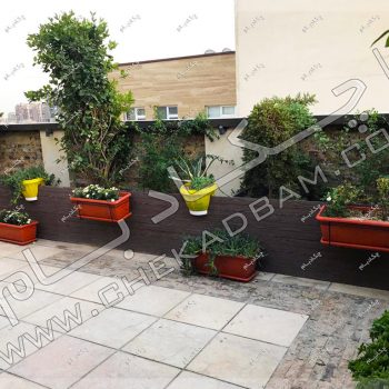 پروژه تراس سبز آقای طباطبایی 1396