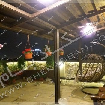 پروژه تراس سبز آقای طباطبایی 1396