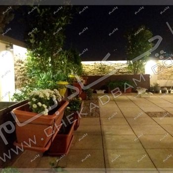پروژه تراس سبز آقای طباطبایی 1396