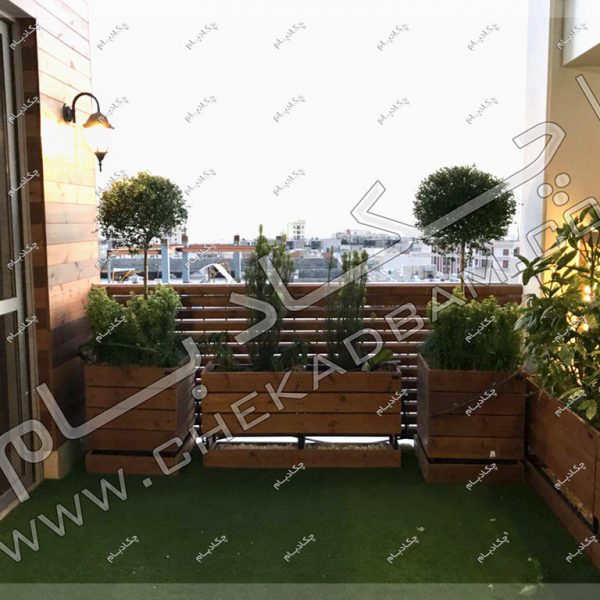 پروژه تراس سبز آقای جهانگیریان 1396