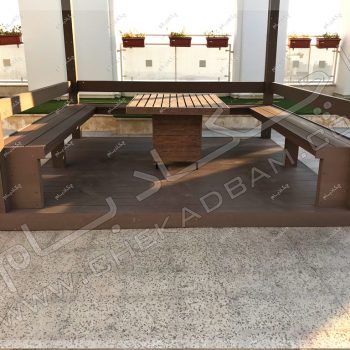 انواع آلاچیق روی پشت بام -پروژه آلاچیق آقای پورشریف ۱۳۹۶
