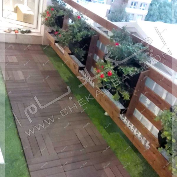 پروژه تراس سبز آقای کیان سال 1396