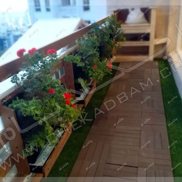 پروژه تراس سبز آقای کیان سال 1396