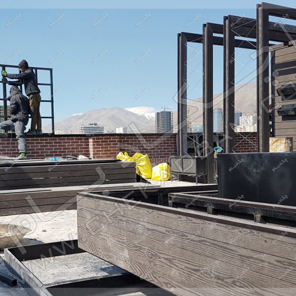 روف گاردن چکادبام شهرک راه آهن