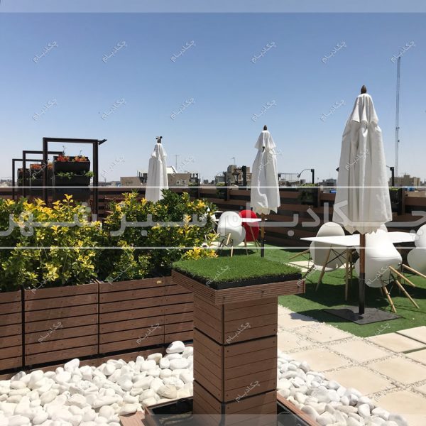 پروژه روف گاردن مجتمع تجاری حریر قم