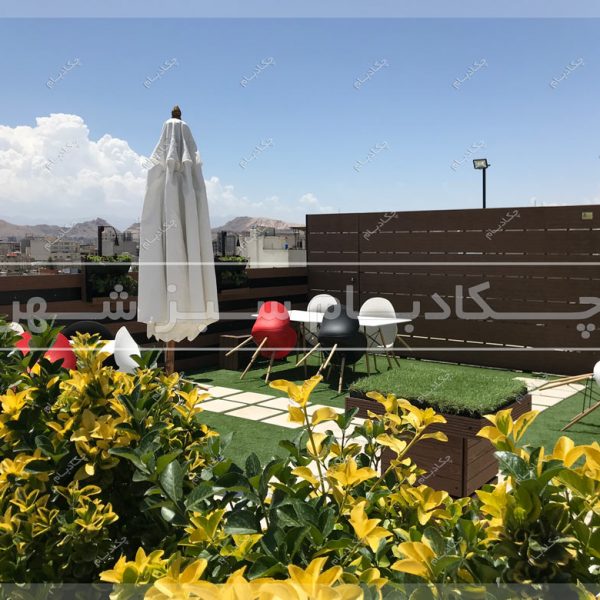 پروژه روف گاردن مجتمع تجاری حریر قم